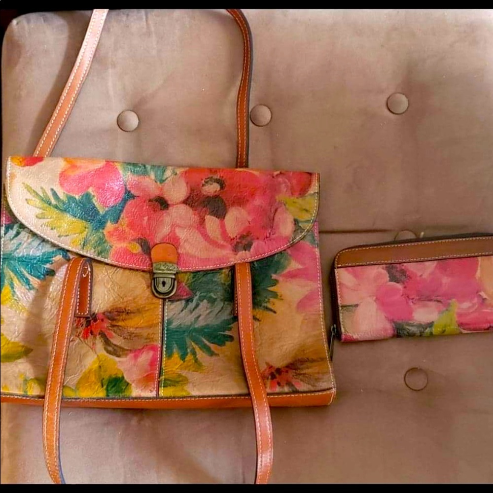 Patricia Nash purse and wallet set